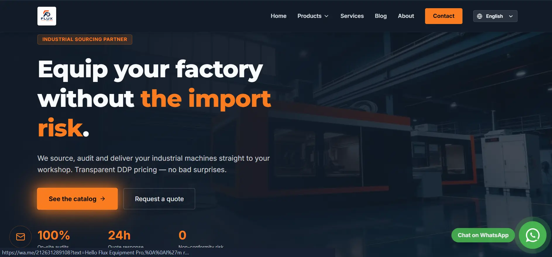 Multilingual international website concept